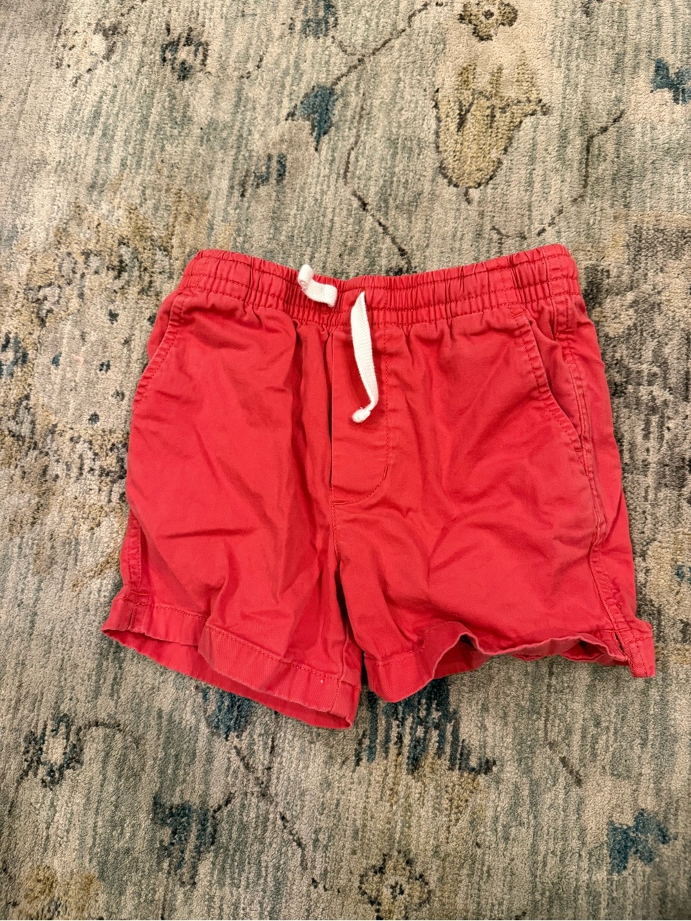 Vineyard Vines Men’s Red Elastic-Waist Drawstring Shorts